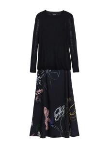 Миди платье Desigual, Black