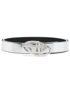 Diesel ремень 1DR с пряжкой-логотипом, серебристый