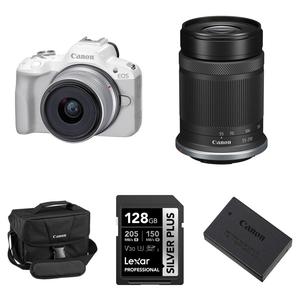 Беззеркальная камера Canon EOS R50 Mirrorless Camera with 18-45mm & 55-210mm Lenses