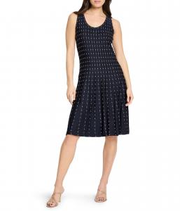 Платье NIC+ZOE Falling Dot Twirl Dress, Indigo Multi