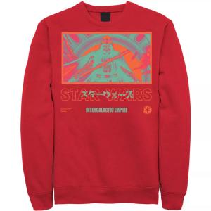 Мужской свитшот Star Wars Bright Baddies Vader Licensed Character, красный