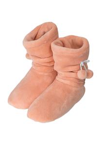 Женские флисовые тапочки с помпонами normani, цвет Apricot