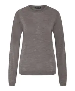 Вязаный свитер Charlene с круглым вырезом Bruuns Bazaar, серый