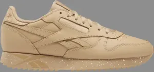 Кроссовки classic leather ripple 'sahara' Reebok, коричневый