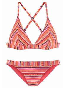 Комплект бикини LASCANA, цвет orange/gestreift