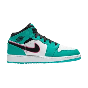 Кроссовки Air Jordan 1 Mid SE GS, South Beach
