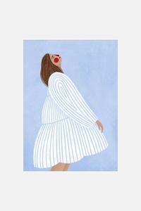 Картина H&M Home Bea Muller - The Woman With The Blue Stripes, 30x40 см