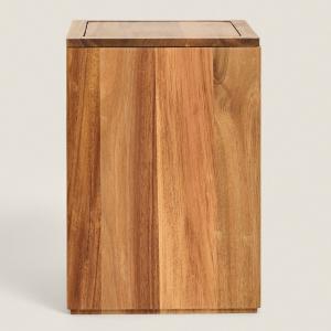 Деревянная корзина для мусора Zara Home Large Square Bathroom