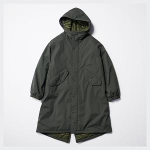 Пальто Uniqlo Pufftech с капюшоном Unisex, 58 темно-зеленый