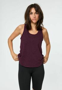 Топ Girlfriend Collective RESET TRAIN TANK, Plum/Purple