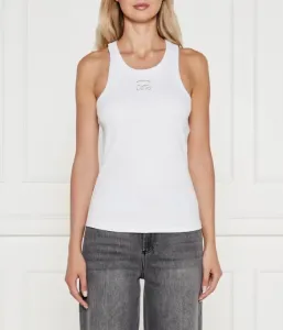 Топ slim fit Liu Jo, белый