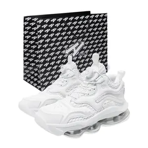 Скользоустойчивые дышащие увеличивающие рост повседневные кроссовки Unisex N·HOT, Hermes Orange с комбинацией EVA и воздушной подушки