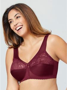 Бюстгальтер Relief без косточек бордового цвета Glamorise