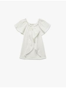 Блузка SS цвета экрю KOTON