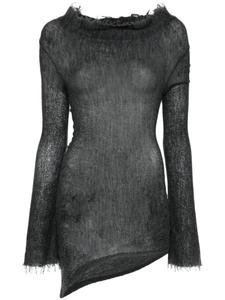 YEHUAFAN свитер тонкой вязки, серый