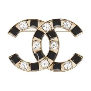 CHANEL Броши Unisex Black/Gold