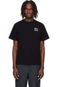 Футболка с вышивкой Geoff sacai, черный