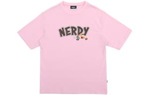 Nerdy Футболка с рукавом дроп-шоулдер унисекс pink
