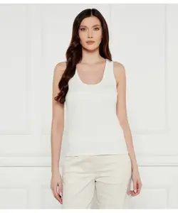 Майка Slim fit Calvin Klein, бежевый