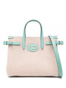 Valentino Garavani сумка-тоут в клетку, нейтральный