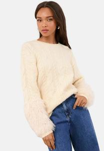 Джемпер Lipsy SLEEVE CABLE , Ivory/Beige