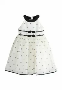 Платье прямого кроя без рукавов для коктейльной вечеринки/праздничного выхода Next, Black Cream Spot