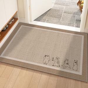 Budis Ковер 80х120 см для прихожей, утолщенный противоскользящий, современный минимализм