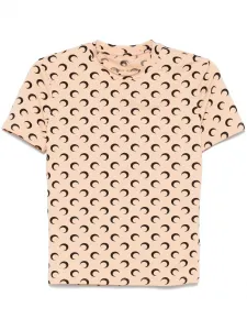 Топ Recycled Moon из джерси Marine Serre, нейтральный