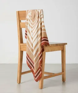 Шарф с крупным квадратным узором 90х90 Colony 2139, цвет Brown