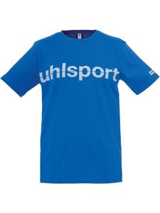 Футболка спортивная Essential Promo T-Shirt синего цвета uhlsport