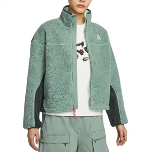 Куртка ACG FW25 Canwell Glacier Therma FIT ADV с бархатистой текстурой женская Nike, зеленый/белый