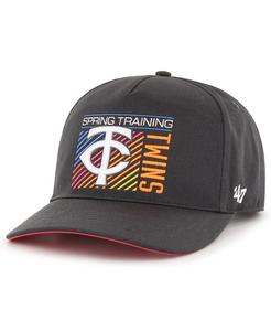 Мужская угольная кепка Snapback Minnesota Twins 2023 Spring Training Reflex Hitch Snapback '47 Brand