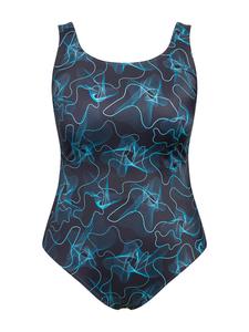 Купальник Ulla Popken Badeanzug, цвет dunkles türkis