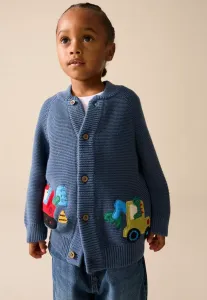 Кардиган character стандартного кроя Next, Blue Dinosaur