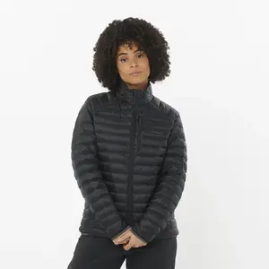 Salomon Elixir Micro Пуховая женская куртка, чёрный