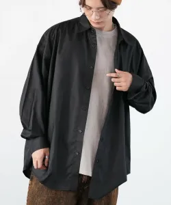 NULL Однотонная рубашка с длинным рукавом