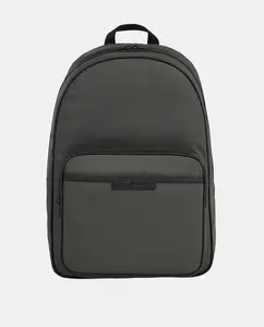 Рюкзак мужской из переработанного полиэстера с внешним карманом и регулируемыми ручками Tommy Hilfiger, серый