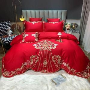 FGDSEEEKJUFHH Комплект постельного белья из плюша с вышивкой, серый, стеганый пододеяльник