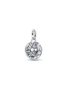 Подвеска-медальон в форме сердца Pandora, серебро 925 пробы