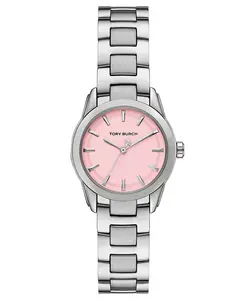 Женские часы Miller с браслетом из нержавеющей стали 28 мм Tory Burch, silver