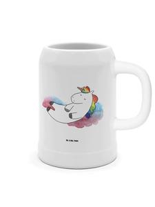 Пивная кружка единорог облако 7 без слов в белом цвете Mr. & Mrs. Panda