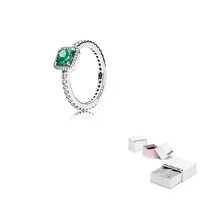 Pandora Серебряное кольцо с цирконием для женщин Silver