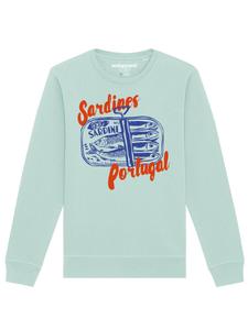 Толстовка Watapparel Sa, цвет Aqua/Dark blue