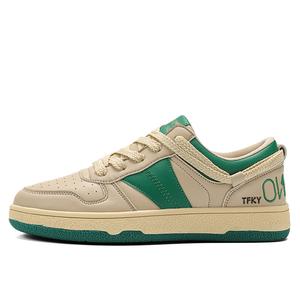 TFKY Мужские лоу-топ скейтборд кроссовки коричнево-зеленые, цвет Brown Green