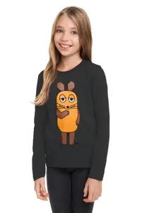 Logoshirt рубашка с длинными рукавами "Шоу с Мышкой - Мышь", с крутым принтом, серый