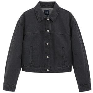 Короткое пальто женское GAP, черный