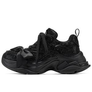 GG-CC GG CC Высокие Низкие Топы Массивные Кроссовки Женские - Черные, цвет Black