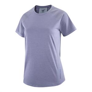 SALOMON Футболка с рукавом реглан женская granite blue