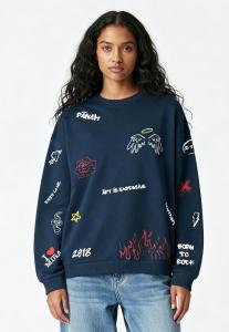 Толстовка Mira Paris GRAFFITI UNISEX , Dark Blue