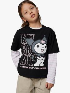 Детская футболка Kuromi с короткими рукавами NAME IT, Black